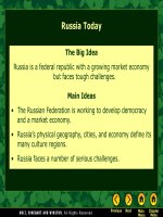 Cái nhìn toàn cảnh nước Nga ngày nay bằng tiếng Anh (Russia today )