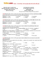 Bộ đề thi thử THPT Quốc gia năm 2017 môn Tiếng Anh các trường THPT Chuyên cả nước có đáp án (4)