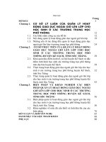 LUẬN văn THẠC sĩ QUẢN lý GIÁO dục   QUẢN lý HOẠT ĐỘNG GIÁO dục NGOÀI GIỜ lên lớp CHO học SINH các TRƯỜNG TRUNG học PHỔ THÔNG HUYỆN kế SÁCH, TỈNH sóc TRĂNG