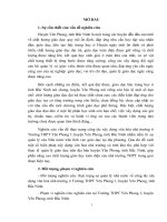 Thực trạng sự quản lý nhà nước về công tác xây dựng văn hóa nhà trường ở trường THPT yên phong 1, huyện yên phong, tỉnh bắc ninh