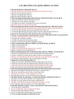 Câu hỏi ôn tập môn quốc phòng an ninh
