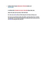 Bang tinh cot thep san   HƯỚNG dẫn sử DỤNG