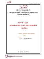 Phat trien kha nang lanh dao MBA (bản dịch tiếng anh)