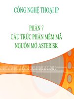 CẤU TRÚC PHẦN MỀM MÃ NGUỒN MỞ ASTERISK
