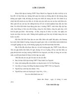 báo cáo kiến tập sư phạm trường THPT TH cao nguyên