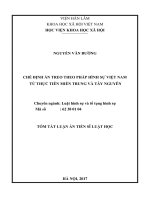 Chế định án treo theo pháp luật hình sự việt nam từ thực tiễn miền trung và tây nguyên tt