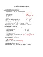 Chi tiết đáp án của đề thi tham khảo kết cấu thép ĐHGTVT