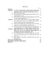 LUẬN văn THẠC sĩ   QUẢN lý HOẠT ĐỘNG GIẢNG dạy môn NGỮ văn ở các TRƯỜNG TRUNG học cơ sở HUYỆN mỹ hào, TỈNH HƯNG yên