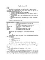 ĐÁP án đề THI TIN học CHUYÊN NGÀNH máy tàu BIỂN 1 