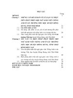 LUẬN văn THẠC sĩ   PHÁT TRIỂN đội NGŨ GIÁO VIÊN TIẾNG ANH ở các TRƯỜNG TIỂU học HUYỆN ĐÔNG HƯNG, TỈNH THÁI BÌNH HIỆN NAY