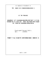 Luận án tiến sĩ nghiên cứu tạo kháng nguyên VP6 tái tổ hợp và kháng thể đặc hiệu để ứng dụng phát triển que thử phát hiện nhanh virus rota (tt) 