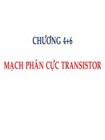 mạch phân cực BJT và FET (powerpoint)