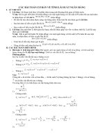 CÁC bài TOÁN cơ bản về TÍNH lãi SUẤT NGÂN HÀNG