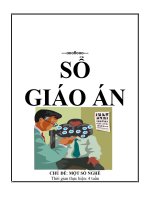 GIAO ÁN MẦM NON( NGHỀ NGHIỆP)