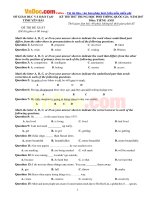 Đề thi thử THPT Quốc gia năm 2017 môn Tiếng Anh trường THPT Hồng Quang, Yên Bái CÓ ĐÁP ÁN (5) 