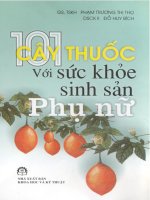 101 cây thuốc với sức khỏe sinh sản của phụ nữ