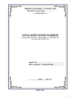 Sáng kiến kinh nghiệm kinh nghiệm tổ chức trò chơi học tập trong giờ dạy đạo đức ở lớp 1, 2, 3