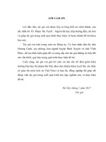 Quá trình đô thị hóa ở thị trấn hương canh (huyện bình xuyên, tỉnh vĩnh phúc) giai đoạn 1995 2015 