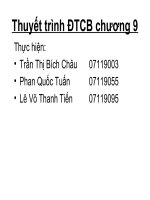 báo cáoThuyết trình điện tử cơ bản về mạch lọc