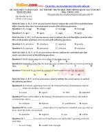 Đề thi thử THPT Quốc gia năm 2017 môn Tiếng Anh trường THPT Hồng Quang, Yên Bái CÓ ĐÁP ÁN (7) 