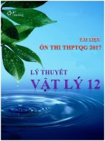 ôn tập lý thuyết môn Vật Lý lớp 12