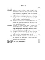 LUẬN văn THẠC sĩ   bồi DƯỠNG NĂNG lực CÔNG tác CHO CÔNG CHỨC địa CHÍNH cấp xã ở HUYỆN KIẾN THỤY, THÀNH PHỐ hải PHÒNG HIỆN NAY