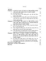 LUẬN văn THẠC sĩ   QUẢN lý bồi DƯỠNG GIÁO VIÊN TIỂU học ở HUYỆN BA vì, THÀNH PHỐ hà nội THEO CHUẨN NGHỀ NGHIỆP