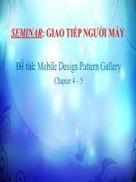 Mobile design pattern gallery chapter 4 – 5 