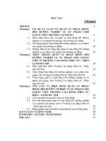 LUẬN văn THẠC sĩ   QUẢN lý HOẠT ĐỘNG bồi DƯỠNG NGHIỆP vụ sư PHẠM CHO GIẢNG VIÊN TRƯỜNG CAO ĐẲNG điện tử   điện LẠNH hà nội