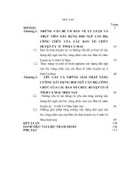 LUẬN văn THẠC sĩ   xây DỰNG đội NGŨ cán bộ CÔNG CHỨC các BAN tổ CHỨC HUYỆN ủy, ở TỈNH cà MAU GIAI đoạn HIỆN NAY