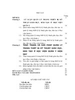 LUẬN văn THẠC sĩ   QUẢN lý TRANG THIẾT bị kỹ THUẬT GIÁO dục đào tạo ở học VIỆN QUÂN y HIỆN NAY