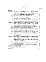 LUẬN văn THẠC sĩ   QUẢN lý HOẠT ĐỘNG GIÁO dục đạo đức NGHỀ NGHIỆP CHO SINH VIÊN TRƯỜNG CAO ĐẲNG y tế hà ĐÔNG