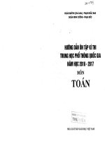 Hướng dẫn ôn tập kì thi THPT quốc gia năm học 2016   2017 môn toán NXB giáo dục