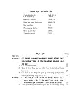 LUẬN văn THẠC sĩ   QUẢN lý HOẠT ĐỘNG dạy học môn TOÁN ở các TRƯỜNG TRUNG học cơ sở, QUẬN hà ĐÔNG, THÀNH PHỐ hà nội