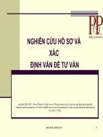 Nghiên cứu hồ sơ và xác định vấn đề tư vấn