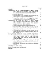 LUẬN văn THẠC sĩ   QUẢN lý HOẠT ĐỘNG GIÁO dục của GIÁO VIÊN CHỦ NHỆM lớp các TRƯỜNG PHỔ THÔNG TRUNG học HUYỆN hạ hòa, TỈNH PHÚ THỌ