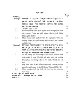 LUẬN văn THẠC sĩ   QUẢN lý PHÁT TRIỂN đội NGŨ GIÁO VIÊN các TRƯỜNG TRUNG học PHỔ THÔNG ở HUYỆN mê LINH, THÀNH PHỐ hà nội