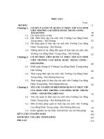 LUẬN văn THẠC sĩ   QUẢN lý THỰC tập của SINH VIÊN TRƯỜNG CAO ĐẲNG dược TRUNG ƯƠNG   hải DƯƠNG