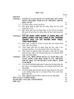 LUẬN văn THẠC sĩ   QUẢN lý GIÁO dục kỹ NĂNG SỐNG CHO học SINH các TRƯỜNG TRUNG học cơ sở, HUYỆN NAM TRỰC, TỈNH NAM ĐỊNH