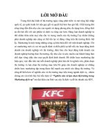 Nghiên cứu và lựa chọn thị trường trong marketing dịch vụ 