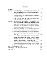 LUẬN văn THẠC sĩ   QUẢN lý HOẠT ĐỘNG dạy học môn TIẾNG VIỆT ở các TRƯỜNG TIỂU học, HUYỆN KIM THÀNH, TỈNH hải DƯƠNG HIỆN NAY