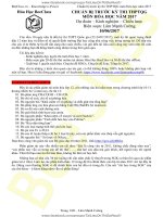 CHUẨN bị 10 NGÀY TRƯỚC kì THI HOÁ 2017, lâm MẠNH CƯỜNG BEECLASS