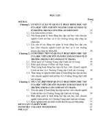 LUẬN văn THẠC sĩ   QUẢN lý HOẠT ĐỘNG học tập của học VIÊN CHUYÊN NGÀNH CẢNH sát bảo vệ ở TRƯỜNG TRUNG cấp CẢNH sát vũ TRANG