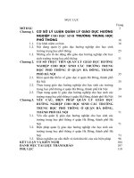 LUẬN văn THẠC sĩ   QUẢN lý GIÁO dục HƯỚNG NGHIỆP CHO học SINH các TRƯỜNG TRUNG học PHỔ THÔNG QUẬN hà ĐÔNG, THÀNH PHỐ hà nội