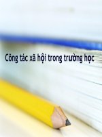 Công tác xã hội trong trường học
