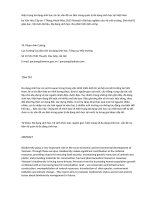 Hiện trạng đa dạng sinh học và các vấn đề ưu tiên trong quản lý đa dạng sinh học tại Việt Nam