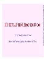 Giáo trình kỹ thuật hóa học hữu cơ 