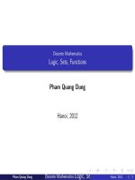 slide toán rời rạc hay (bản đầy đủ ở file đính kèm)