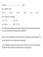 Ôn hè 2017 dành cho HS lớp 3