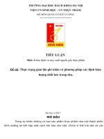 Thực trạng gian lận ghi nhãn và phương pháp xác định hàm lượng chất béo trong sữa 